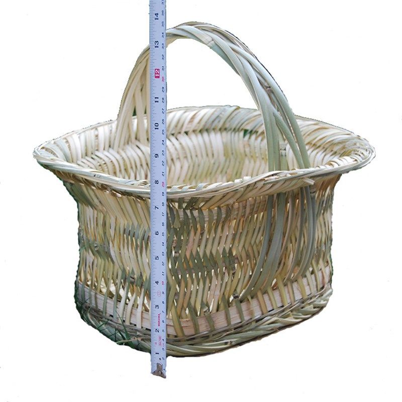 野餐篮手工编织观音篮手提菜篮z小竹篮子竹收纳筐装鸡蛋篮竹编家,橡塑材料及制品,亚克力/有机玻璃,淘宝优惠券,粉丝福利购,淘宝优惠卷