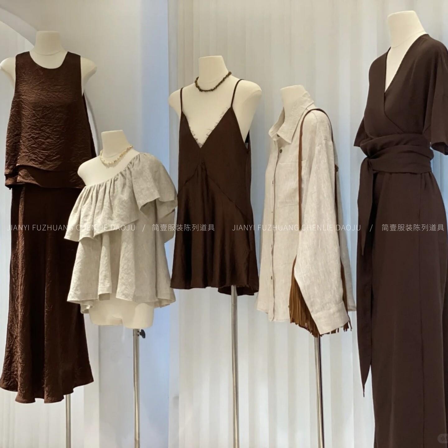 服装店女模特半身女装广州扁模特展示架婚纱橱窗假人台女模型道具