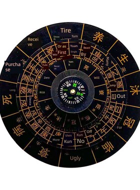 阳宫水基材三合一指南针出水口四大转盘地理天长地久水冠临暖阳指