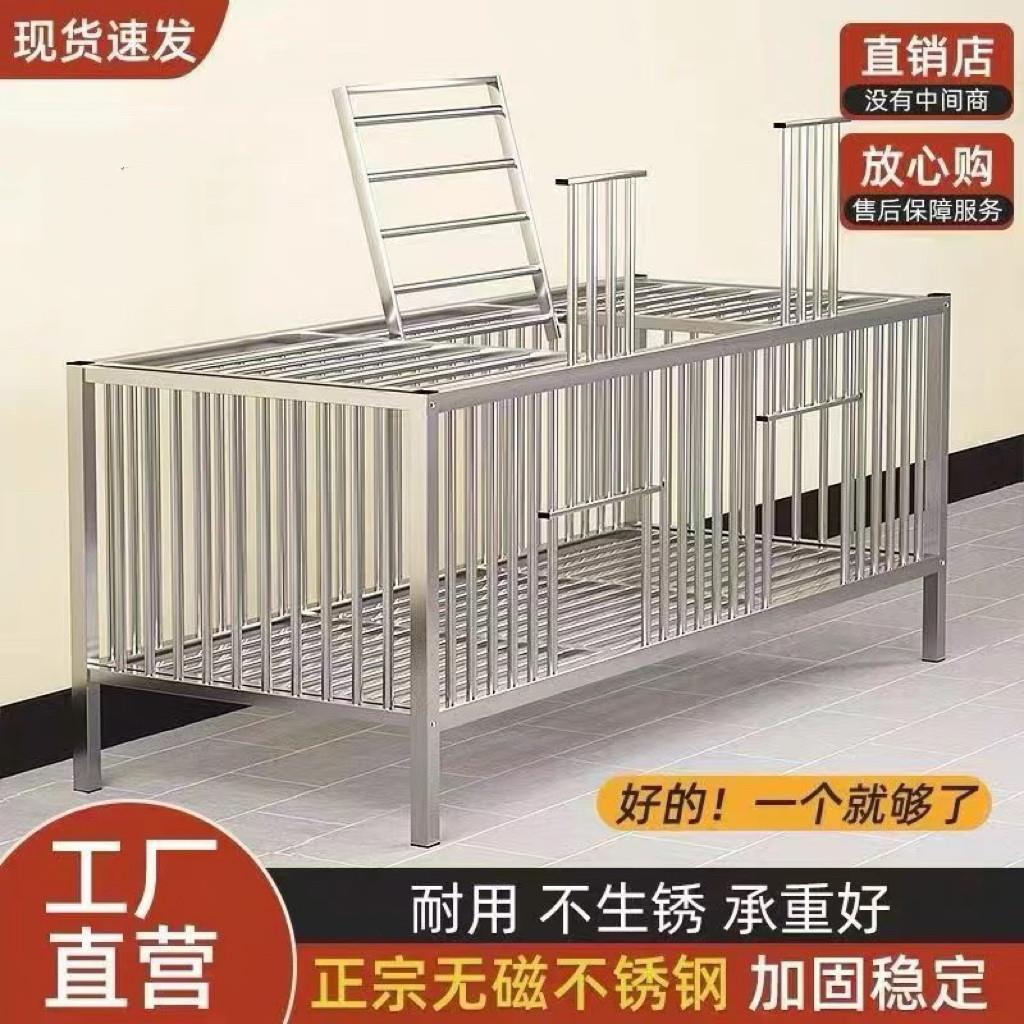 不锈钢鸡笼家用特大号农村室外室内阳台养鸡鸭兔鸽子加厚组装笼子