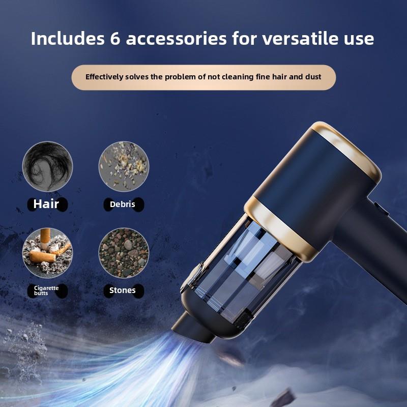 车载吸尘器吸吹一体两用无线迷你吸尘器汽车家用电动吹尘器大吸力