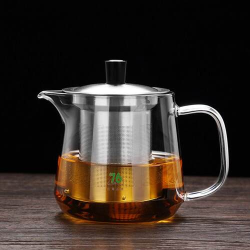 台湾76泡茶壶茶水分离飘逸杯办公室玻璃过滤简易茶壶冲茶茶具套组