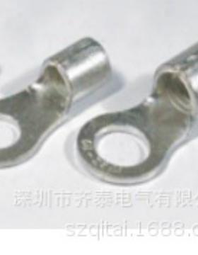 QITAI厂家直发 冷压接线端子圆头 加厚紫铜焊口 RNB14-5