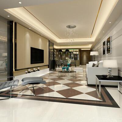 High quality polished ceramic 600x600 floor tile 渗花抛光砖