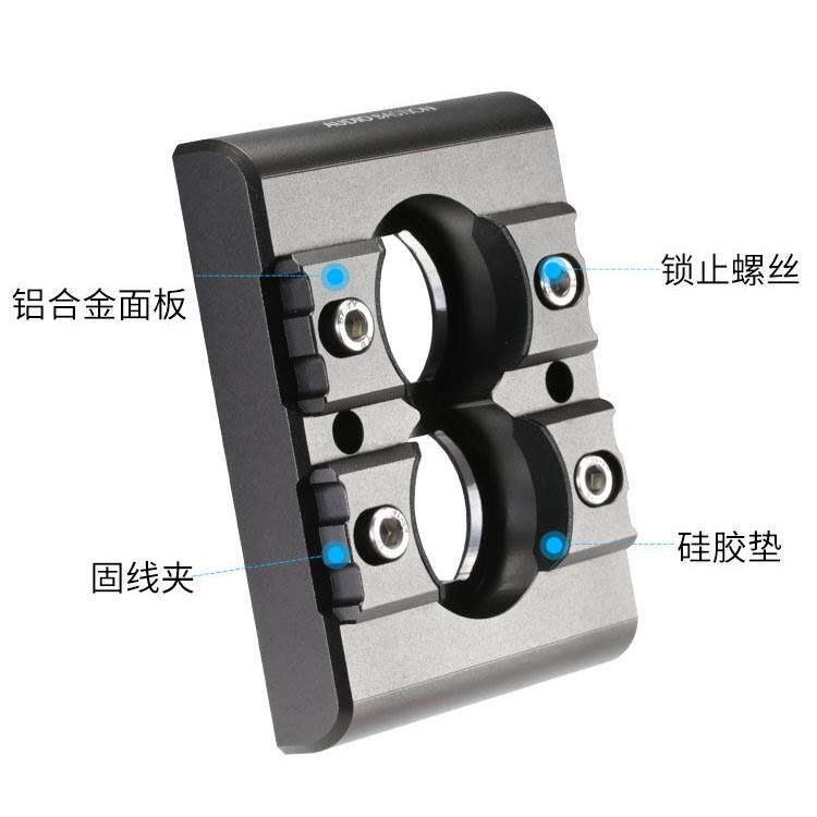 音频电源墙插头面板固定线夹音频堡垒美国标准120国家标准86插座