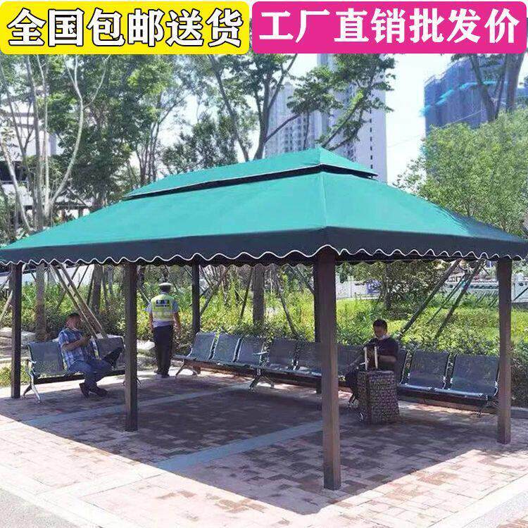 户外遮阳棚雨棚庭院汽车室外四脚凉亭广告活动摆摊大型罗马帐篷伞