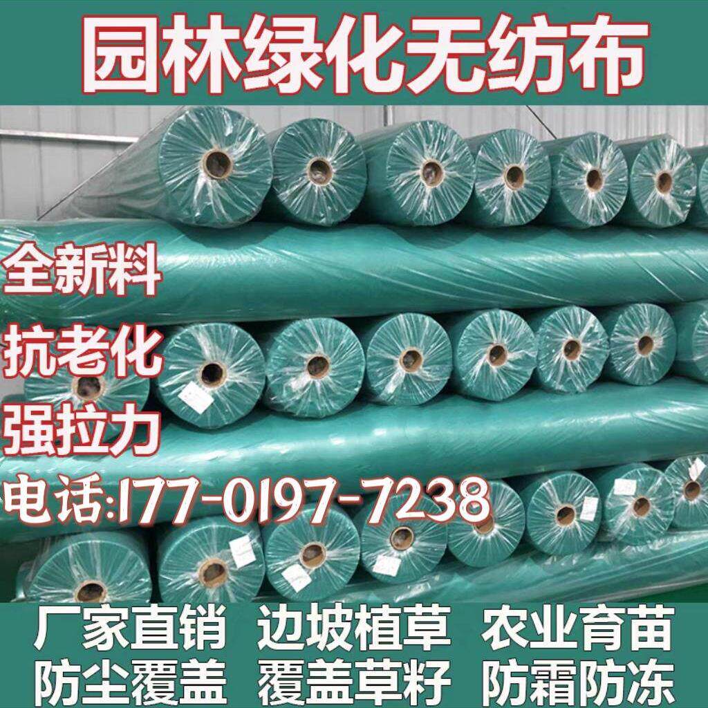 园林绿化无纺布植草工程护坡草绿色可降解育种育苗保温保湿透气膜