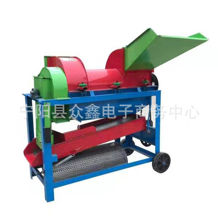 柴油机配套小型打粒机喂入黄豆出粒机小型打豆子机