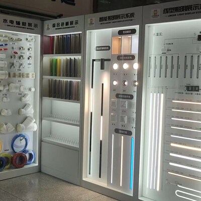 装修公司工艺展柜模块水电柜可移动铁质工艺工法展厅装饰工程展厅