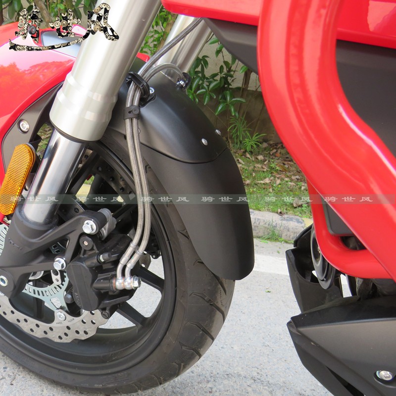 适用无极5后挡泥0R前挡泥加长板LX0-R后挡水VOGE泥瓦后盾