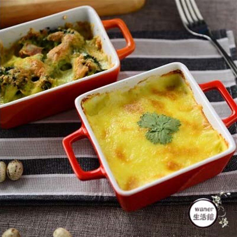 欧美陶瓷欧式双耳烤盘芝士焗饭盘意面盘烘培西餐碗耐高温烤箱专用