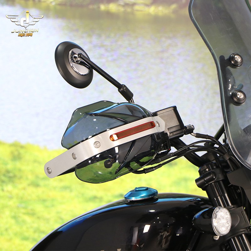 适用于钱江SRV闪0前挡风玻璃QJ0-2N加宽加高手把挡风高清