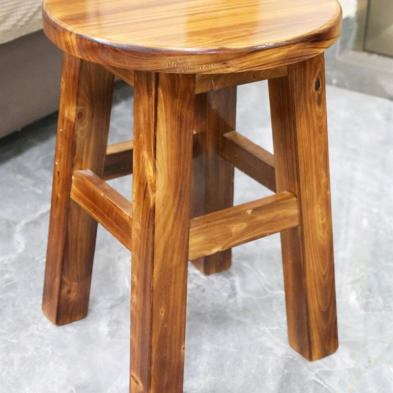 中式全实木鼓凳古筝凳明清古典圆仿古鼓墩香柏木客厅茶几矮凳