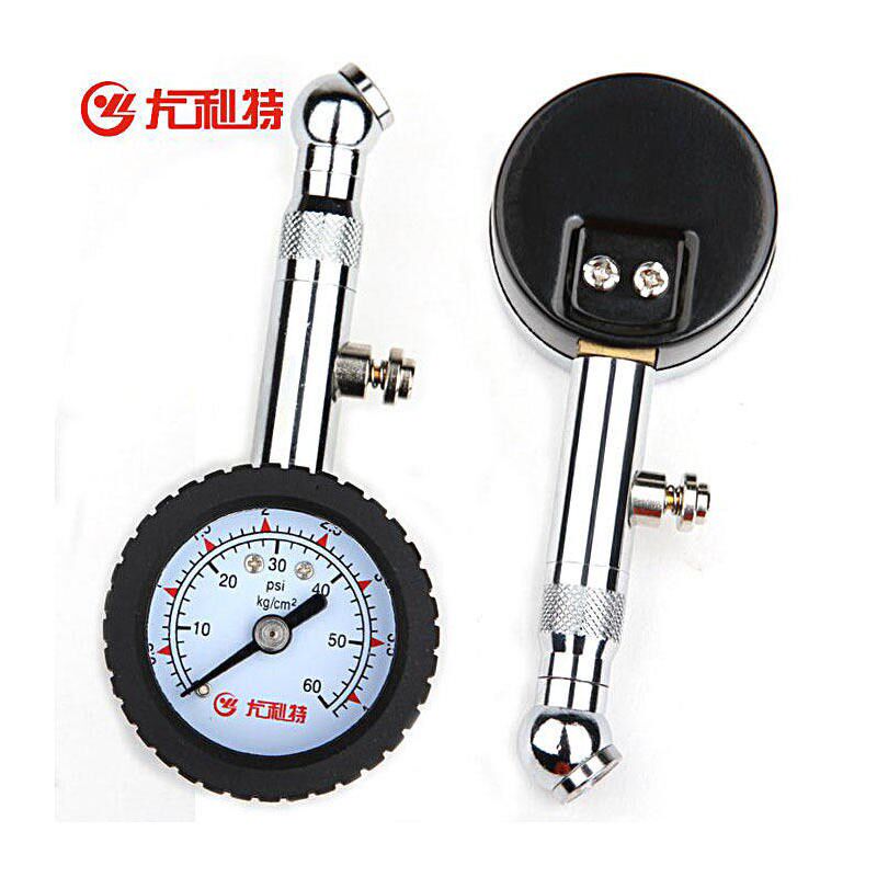 尤利特0胎压表高精度金属监测胎压计带放气功能气压表便携式