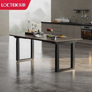 乐歌智能升降桌大板餐桌办公书桌电动升降电脑桌工作台iE12