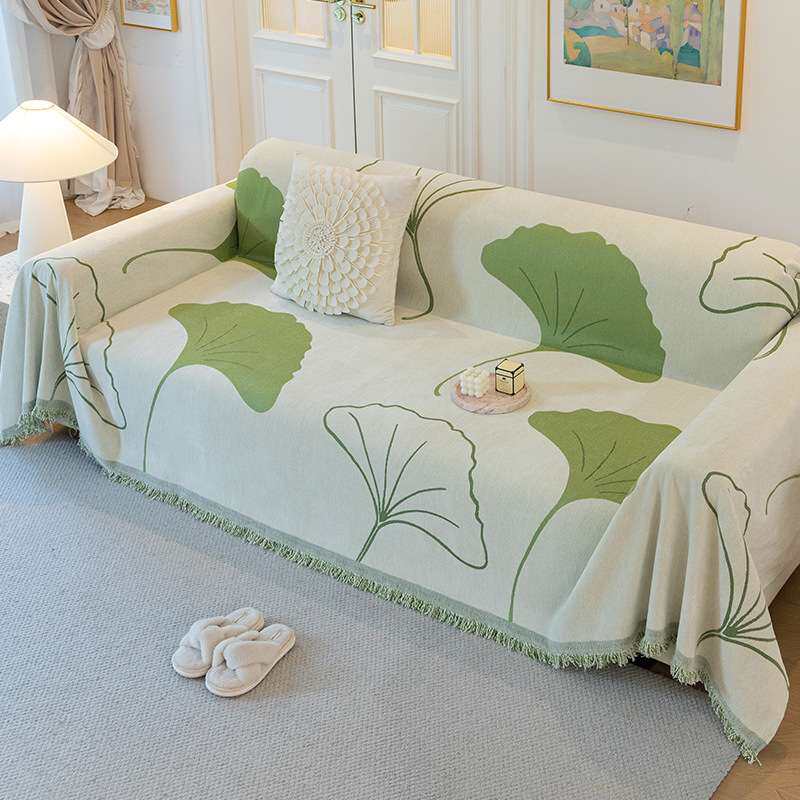 四季通用雪尼尔沙发巾懒人全盖沙发盖巾防滑耐脏现代简约沙发盖布