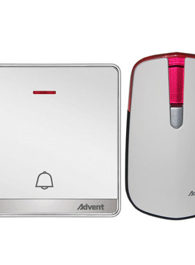 自发电无线门铃大面板开关防水遥控远距离呼叫器海得曼dvent