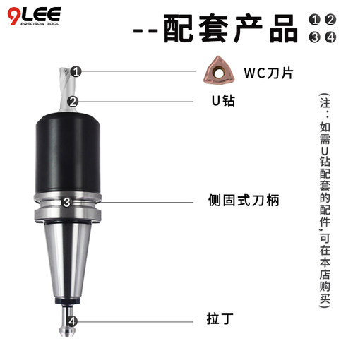 九利快速钻 U钻 舍弃式快速钻 喷水钻直径17 21 3倍4倍5倍 暴力钻