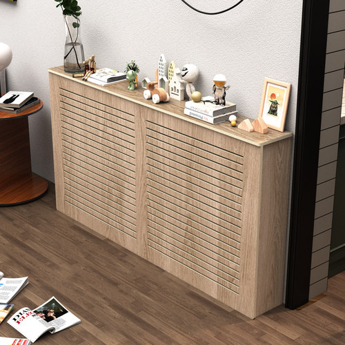 暖气片遮挡柜地暖分水器遮挡罩客厅暖气管道遮挡装饰多媒体箱遮挡