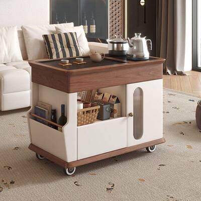 移动几客厅家用阳CFN台小桌茶台烧水壶茶泡茶一体茶沙发可边几侧