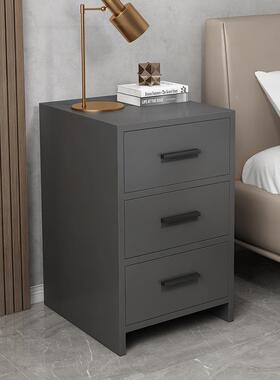 床头柜现代简约极窄型家用小简易柜收柜迷你储物柜卧室床边05615