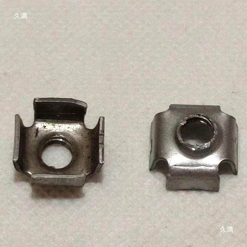 内不锈钢方管塞螺母铁内套牙嵌式焊接入连接件置螺母无品牌/内丝