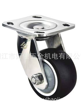 源工RTI厂直供4X2重型30全万不锈钢TP头R4静音向脚轮