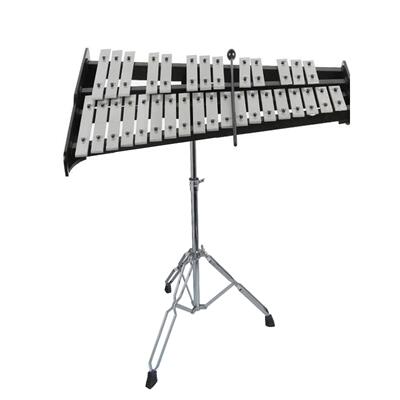 打钟琴架32音板琴架子钢铝片琴电镀支架敲琴打击乐RCF器支架便携