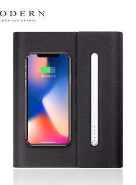 德国M充务ODERN多功能电商会LWZ议记事本活页A5笔本子公司刻记LOG