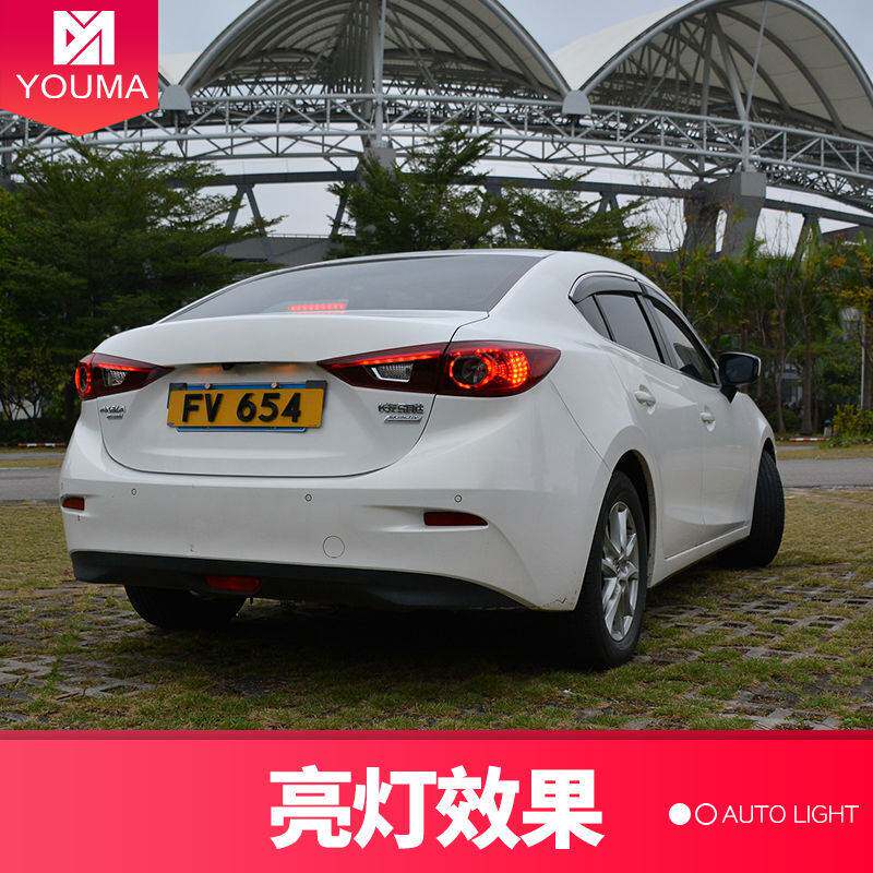 专用于昂克赛拉尾灯总成改装led尾灯LED行车灯日规版LED尾灯总成