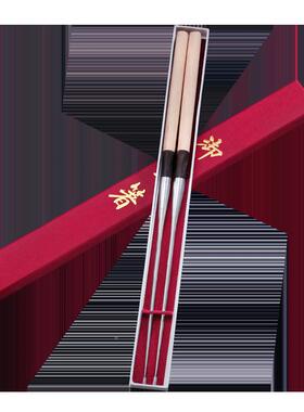 刺身筷子寿司料日料式F965MJHJ不日理钢尖头三文鱼章鱼小锈子筷