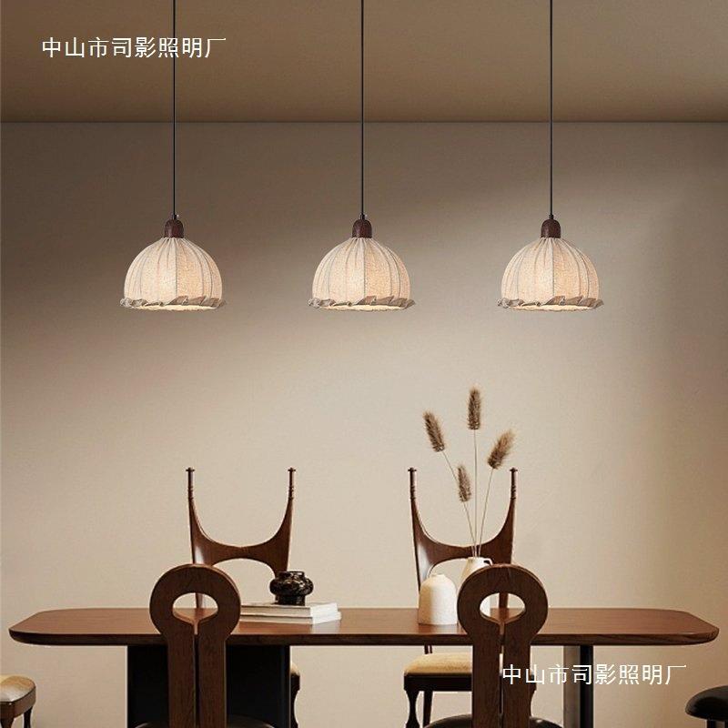 代美学布艺花纹顶灯入户玄关灯走古吸廊316过道灯法宋式复中古阳