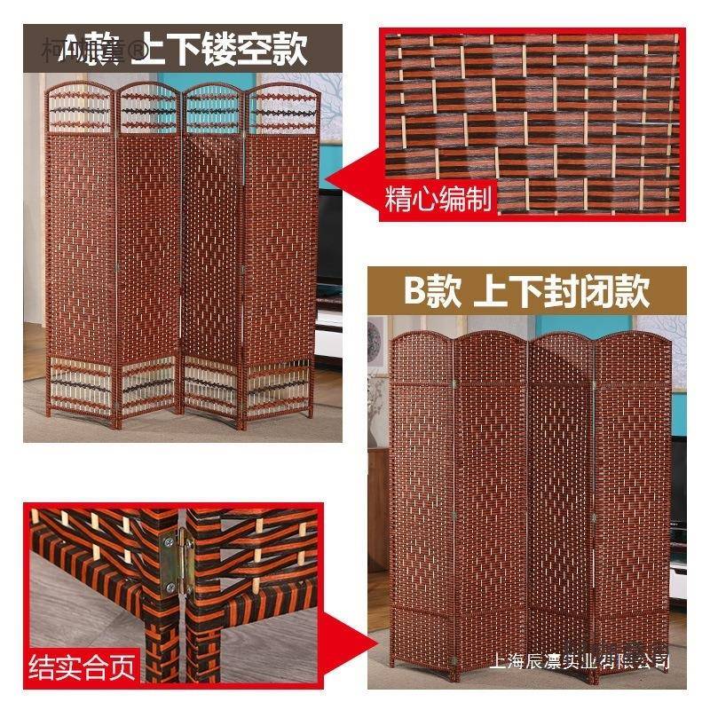 简易办公室MKU屏关风隔断墙厅帘折叠移动出租房布推拉伸缩玄客麦