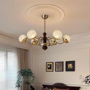 法式 璃客厅中古吊灯现代简约全吊3632光谱魔豆灯餐厅书房玻卧室灯