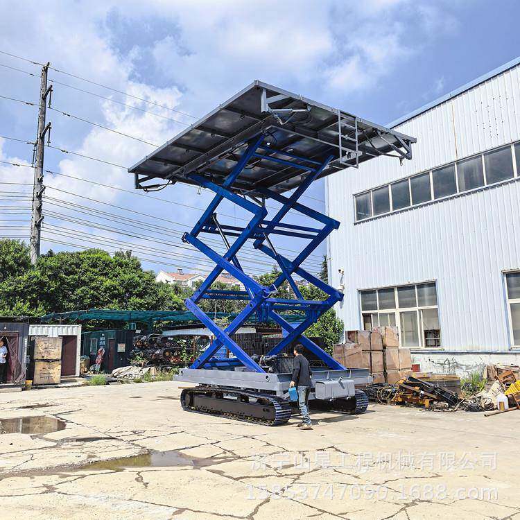 米隧道大型履遥带升LG-4166降台油缸折叠7大平面举升机控式操平作