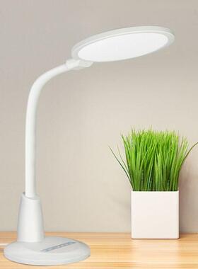 中小学生学习台灯灯书触学摸调光AA级简约白色护眼H82宿舍习灯桌