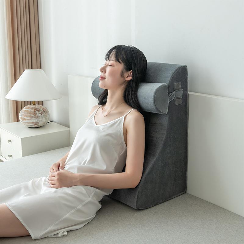 床靠靠三角靠上枕床头大靠背腰垫记MSF300垫忆棉靠背头枕
