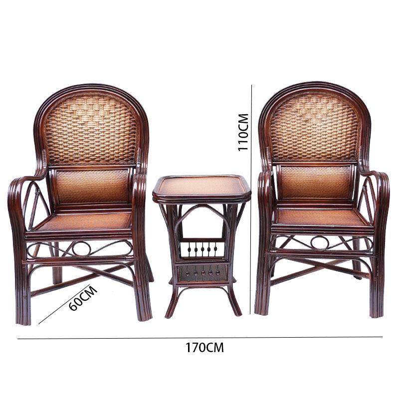 藤椅休三件套阳用台真藤办公编椅子闲腾家老人靠背椅IKP简约单人,商业/办公家具,商用藤编家具,淘宝优惠券,粉丝福利购,淘宝优惠卷