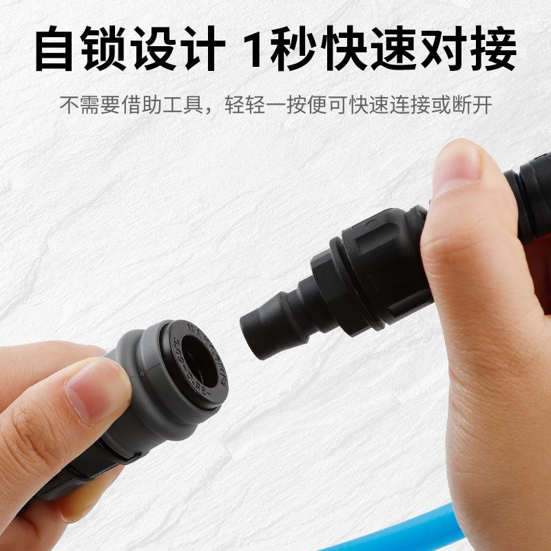 夹纱管快速接头宝塔头接气管接183塑料接头塑钢接头头厂家