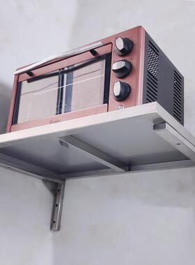 家用厨房KJB层板饭托后微防锈波炉烤箱架厨房置物架墙上店厨货架