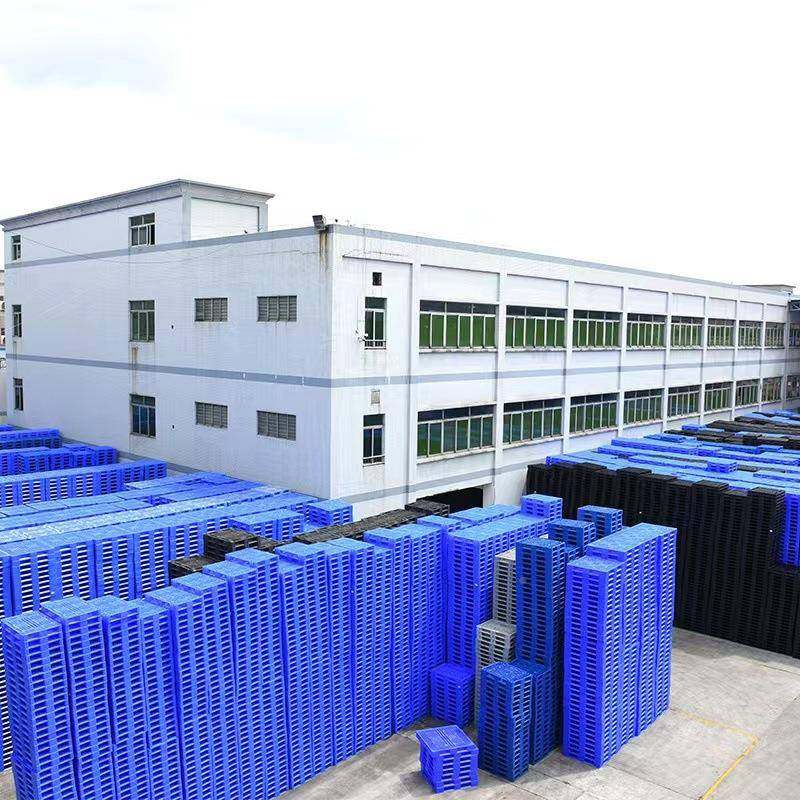 盘田字塑胶托盘加厚网格KBO塑货料卡板托重力载叉车物流运输厂家