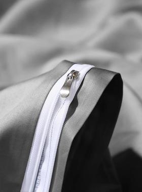 aJM250687类床套100支长床绒棉四件纯色全棉四件套高端纯棉品被罩