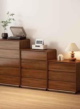 物卧室斗柜收纳柜主卧床尾80712八柜实木墙客厅靠抽屉柜五斗六斗