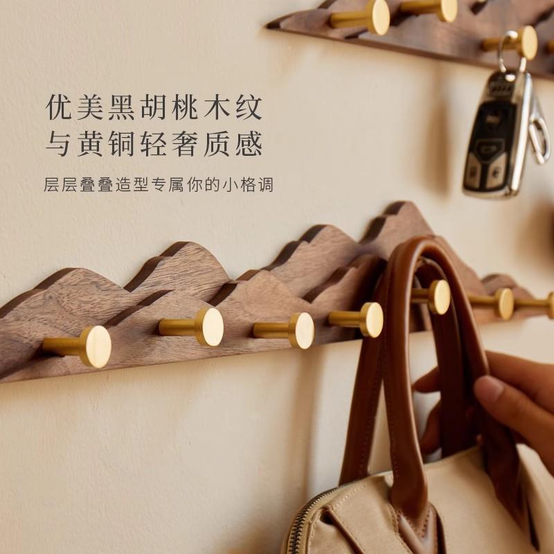 雅婷-千挂衣架墙上壁衣创进意入户门口玄关挂钩门后衣帽衣挂服挂