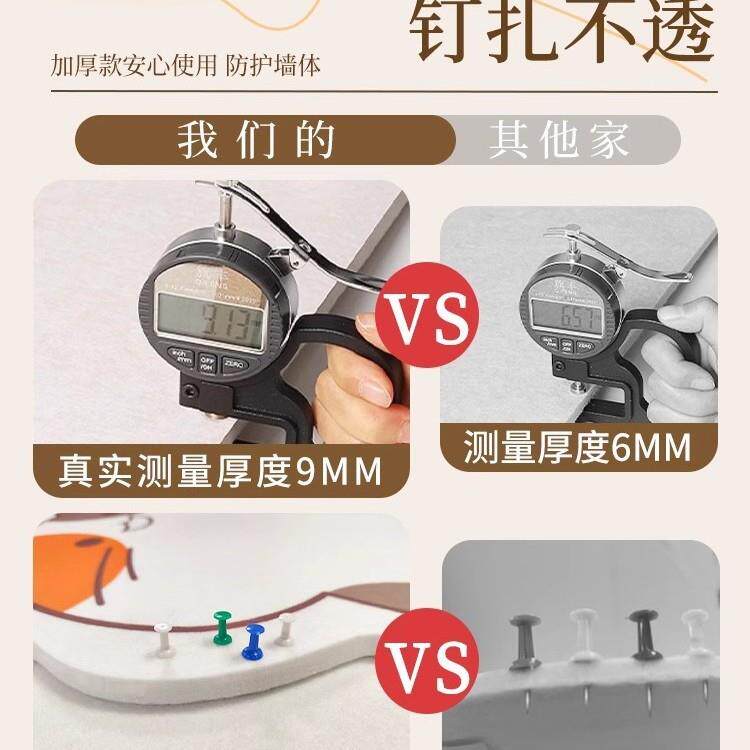 片墙毛毡墙贴毛毡板拍背QGA景软板木板立得相片墙照面装饰创意留