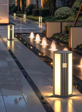 新中式景草坪灯太灯阳能户外45575庭灯院灯氛围防水草坪灯室外园