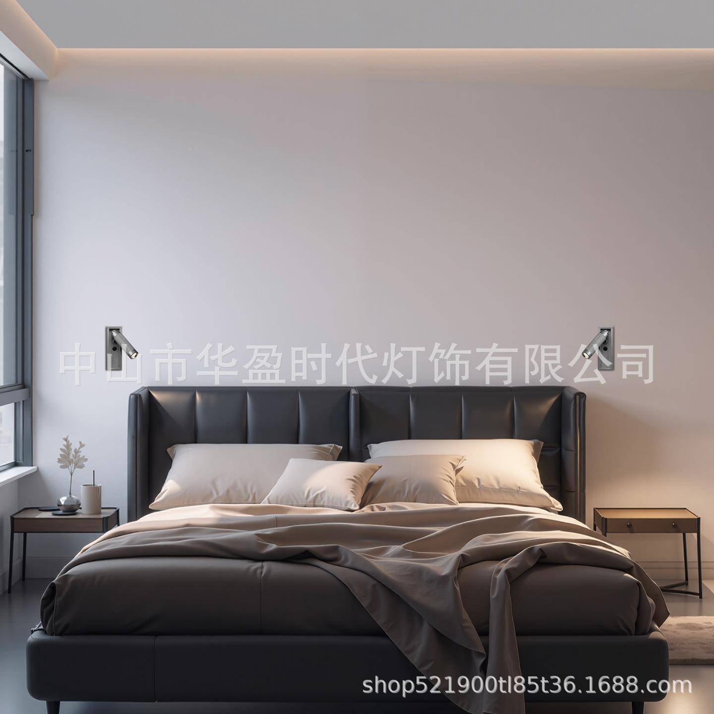 现代简约酒店头窝阅读壁灯民宿卧入室蜂网防眩光嵌式床头阅读268
