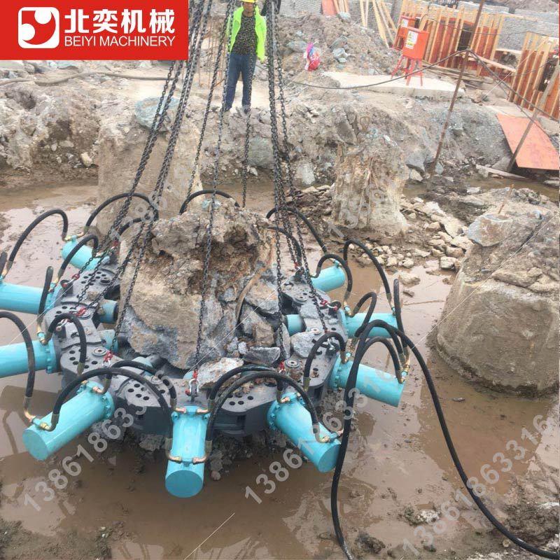 的破除预制桩 灌注桩头破桩器 挖机液压破桩机工厂现货直销