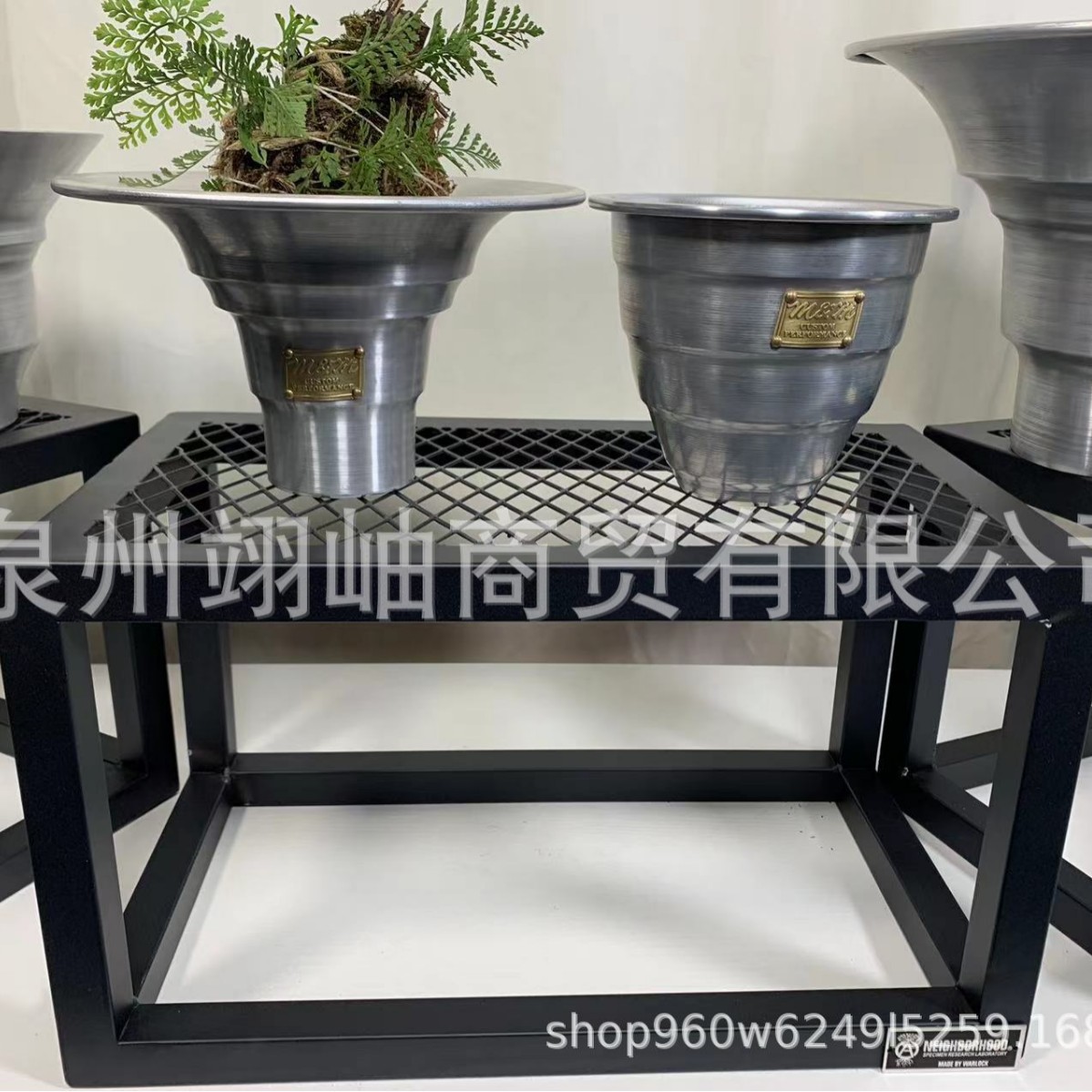龟甲龙多肉金属盆龙舌兰象足漆树铝制块根花盆