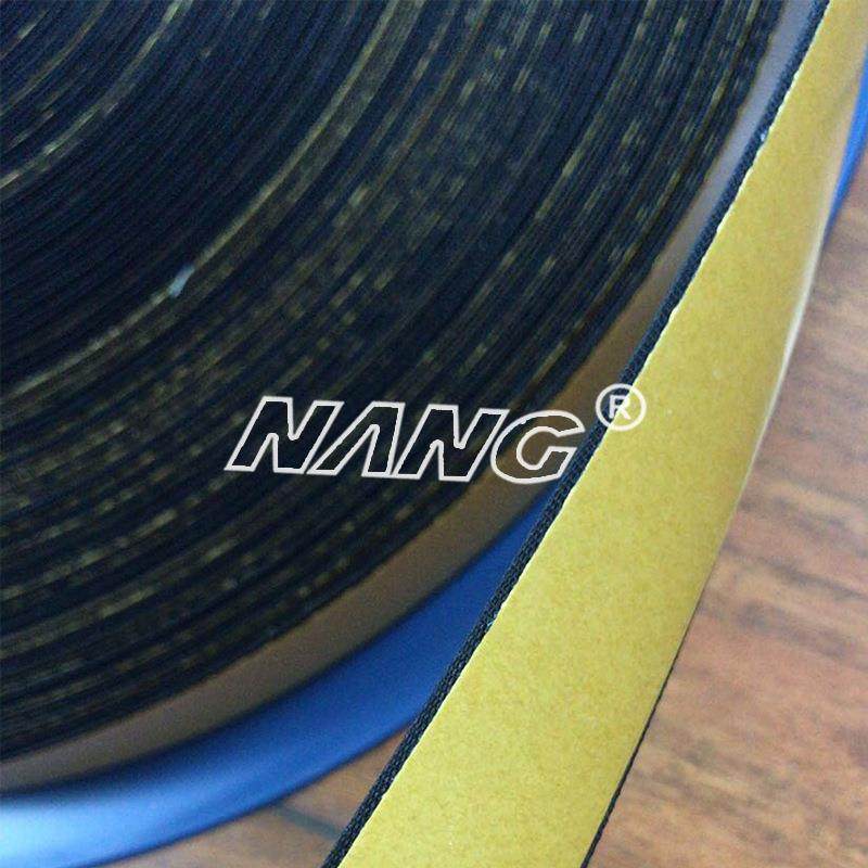 江苏厂家直供糙面皮走3LG-94524S黑绒布摩擦带防滑带黑包布/1剑杆